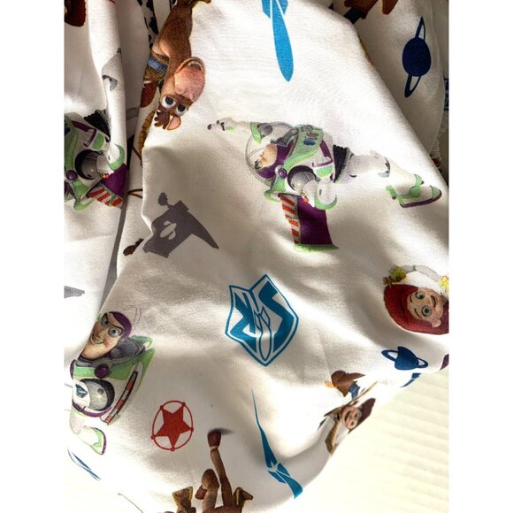Pixar Toy Story Toddler Bed Sheet Set Fitted Flat Woody Jesse Buss Lightyear - Picture 3 of 3